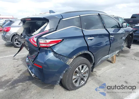 2018 Nissan Murano Sv z USA, uszkodzony, nr VIN 5N1AZ2MG1JN118359